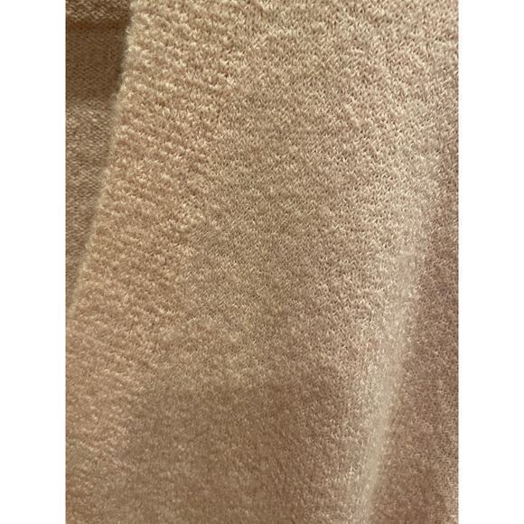 Madewell Open Front Cardigan Light Pink Merino Wool & Alpaca Oversized Small - Picture 9 of 10